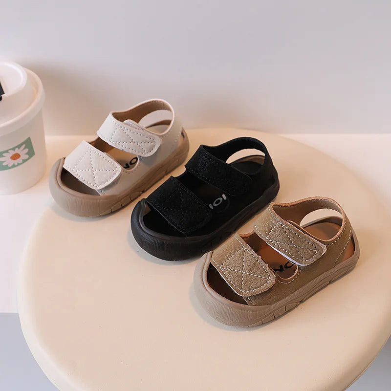 Soft Soled Girls' Sandals for Kids Anti Slip Beach Shoes