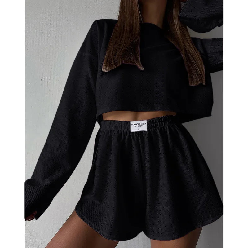 MALEY LifeStyle Spring Women's Pajama Set with Shorts