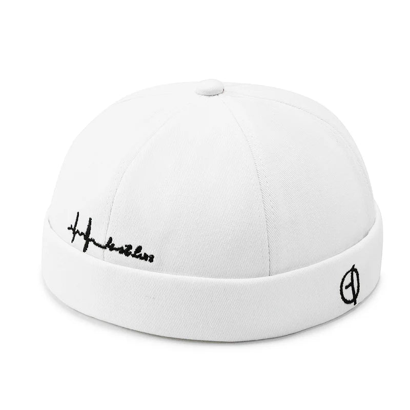 Vintage Brimless Hip Hop Beanie Hat for Men and Women
