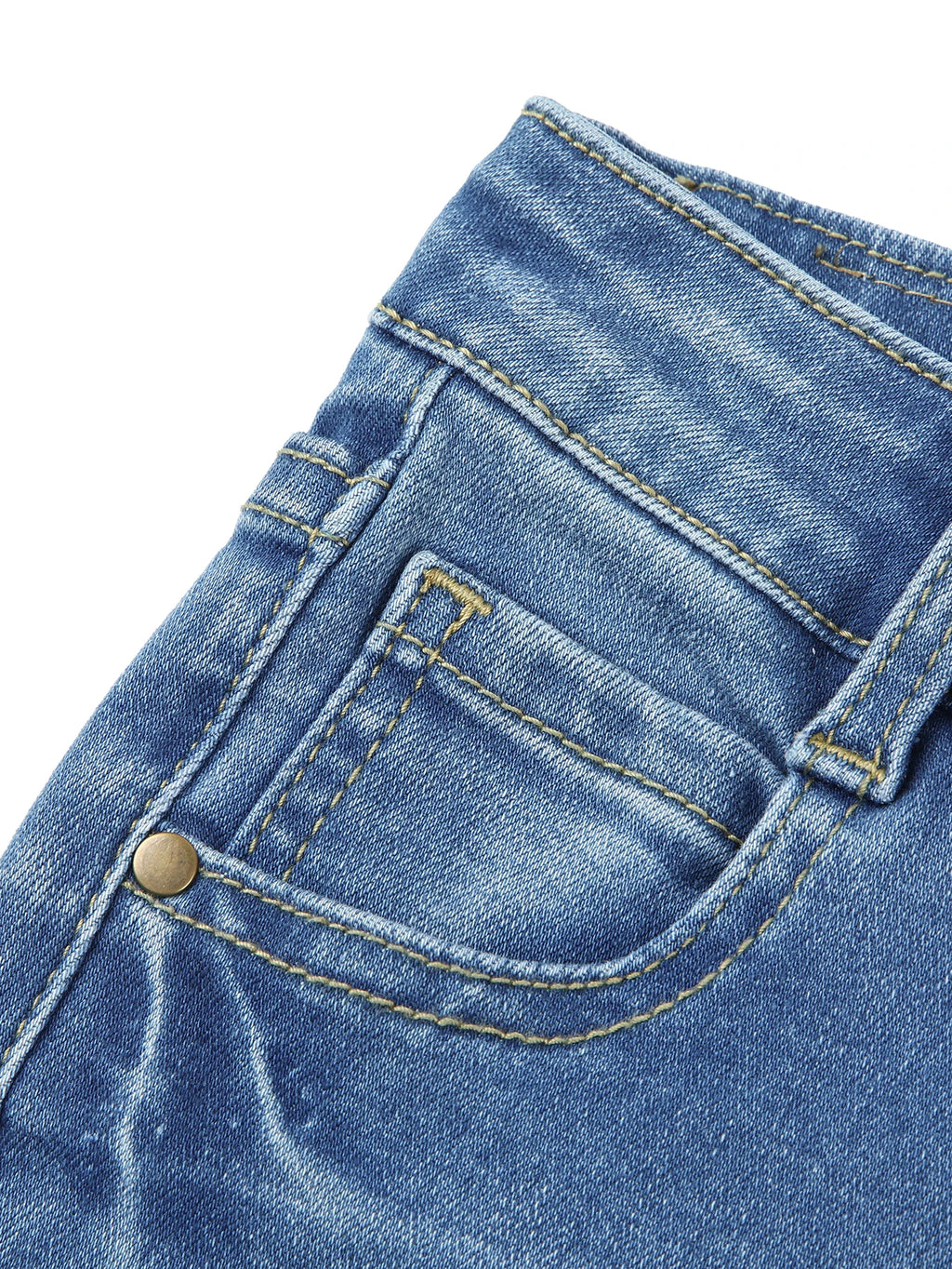 Boys Casual Stretch Denim Pants for 1-3 Years Old