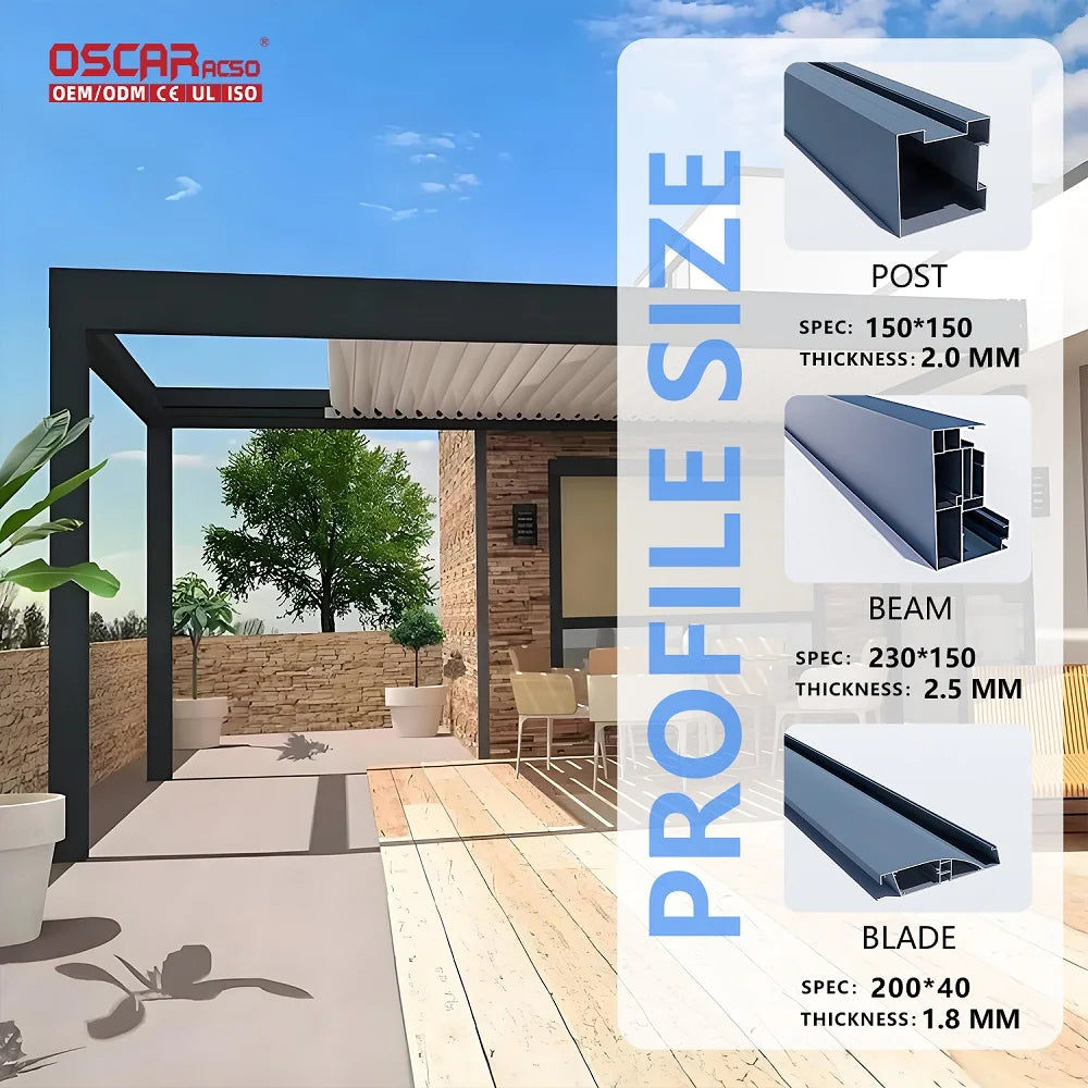 High Performance Wooden Pergola Gazebo for Outdoor Spaces