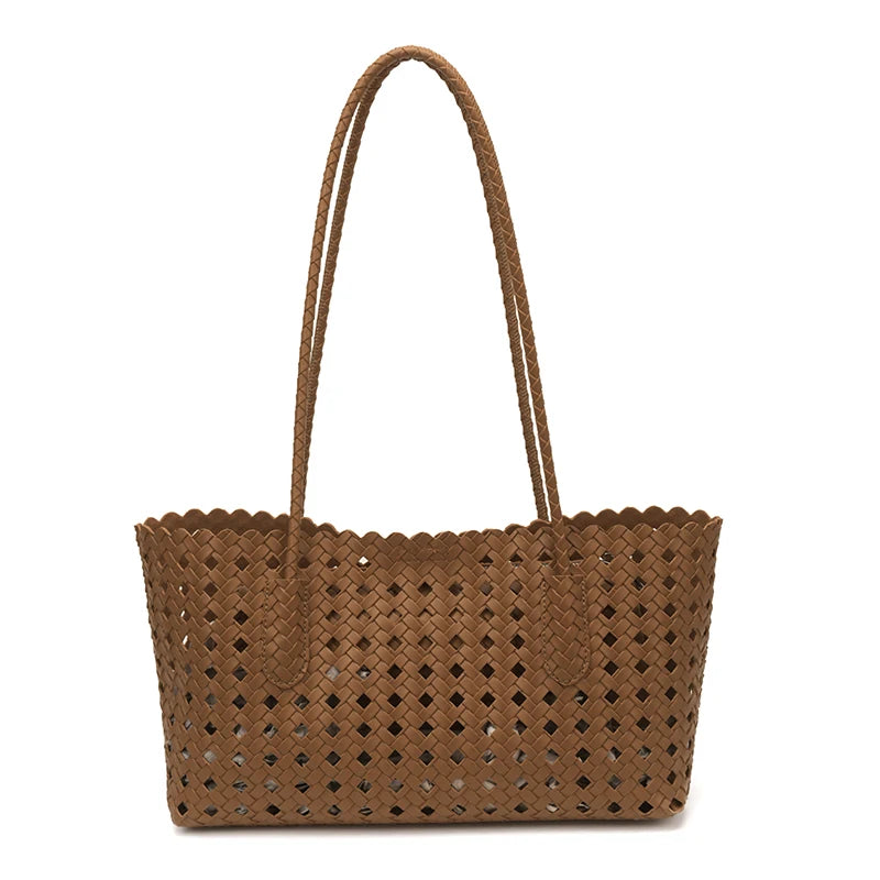 DikizFly Women's PU Leather Shoulder Bag for All Seasons