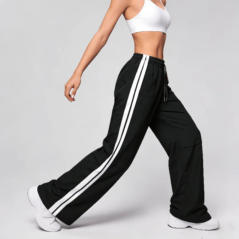 Elegant High Waist Wide Leg Pants for Women in Polyethersulfone