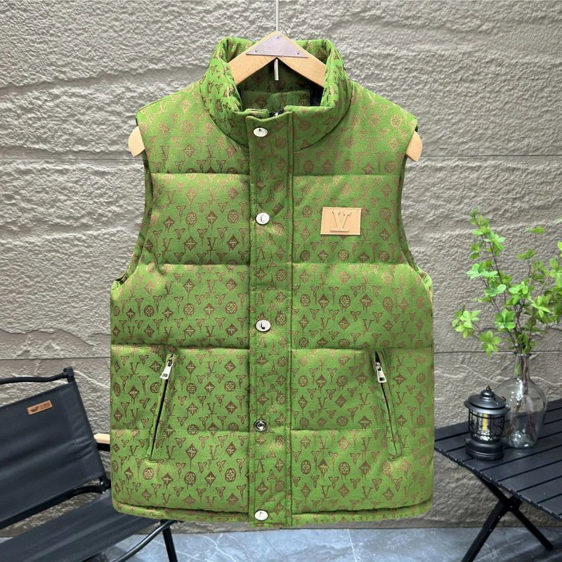 Men's autumn and winter trendy vest warm jacket foreign fashion
