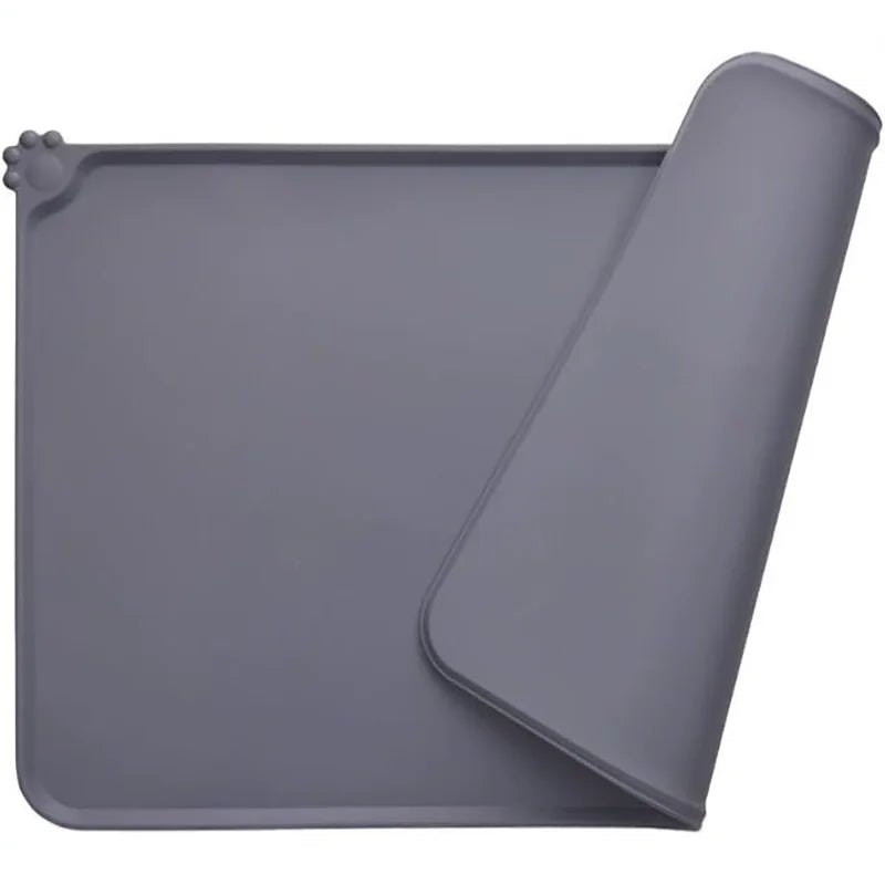 Durable Silicone Non-Slip Waterproof Pet Placemat for Cats and Dogs