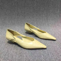Elegant Blue Slip-On Moccasins for Women with Low Heel