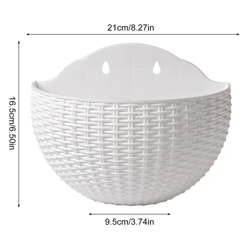 Exquisite Plastic Wall Hanging Flower Pot for Garden Decor