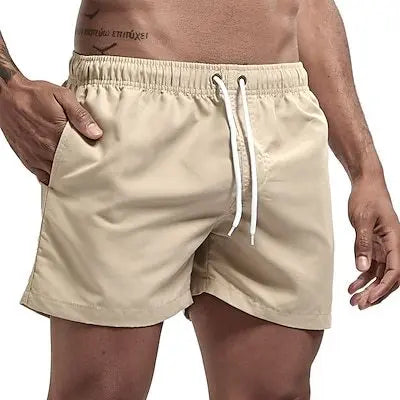 Men's Quick Dry Board Shorts with Pockets for Summer Beach