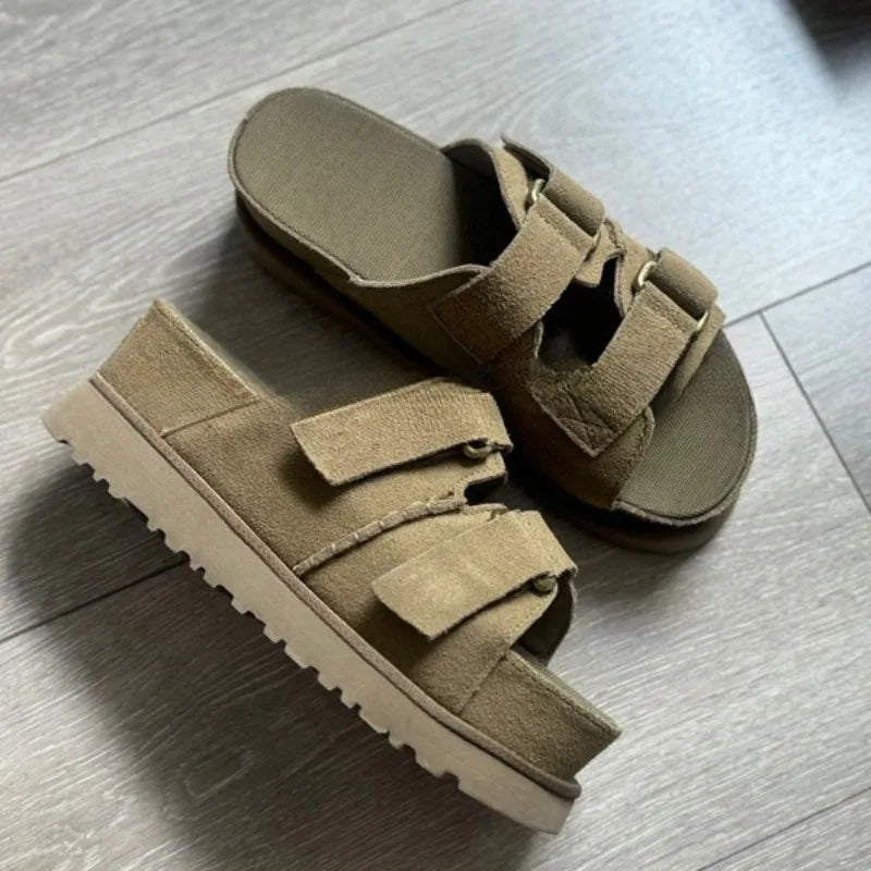 Luxury Genuine Leather Slippers for Women by VBCX