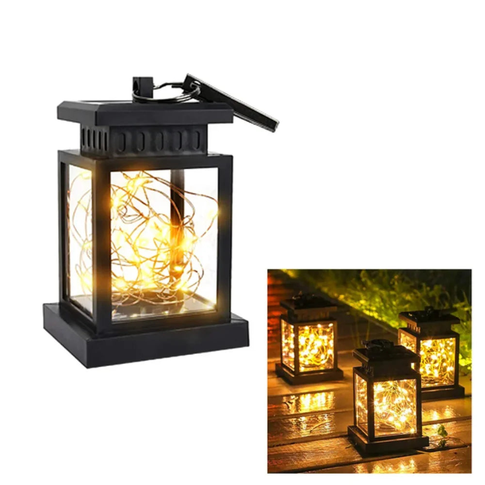 Modern Solar LED Lantern for Garden and Courtyard Decor