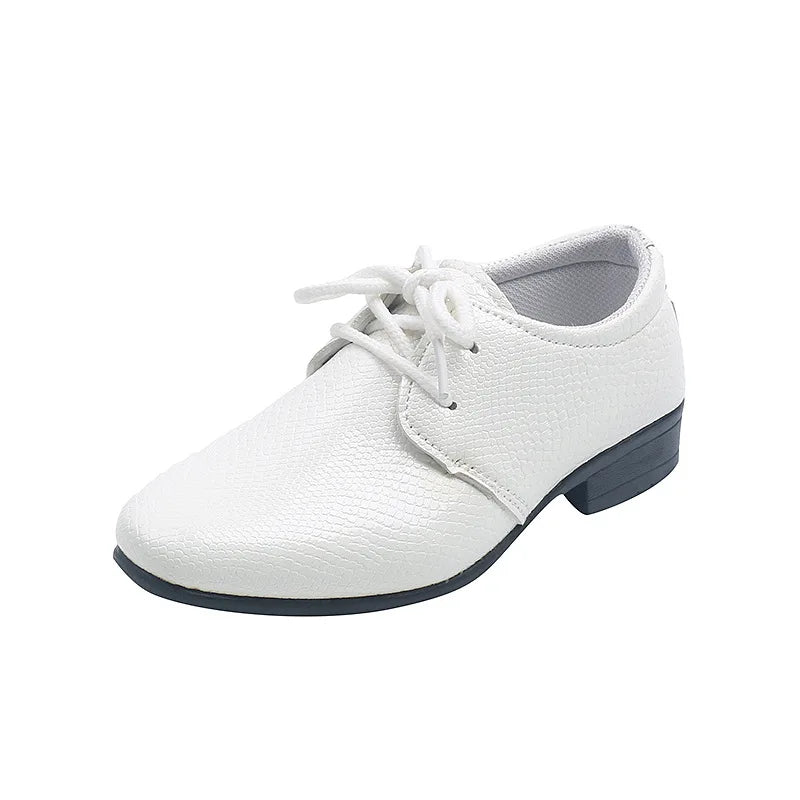 Boys Leather Fashion Shoes for Spring and Autumn Wear