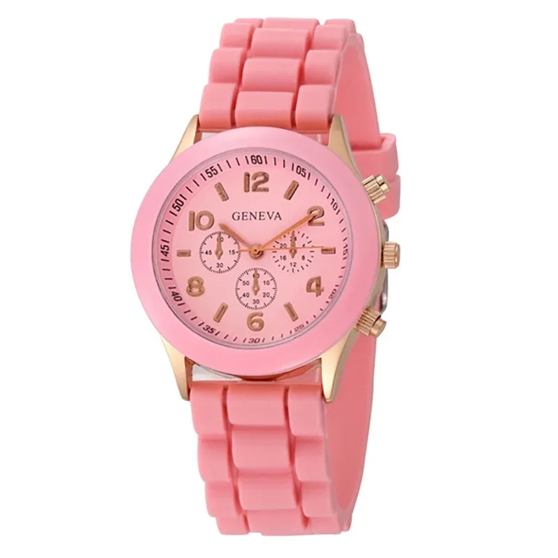 Luxury Silicone Strap Quartz Watch for Women by MALEY LifeStyle