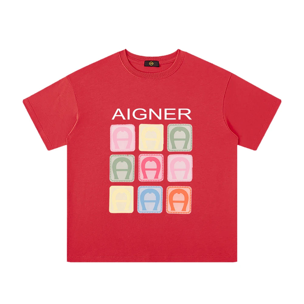 Girls' Cotton Summer T-Shirt with O-Neck Design