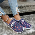 Fashionable Women's Lace-Up Canvas Sports Shoes for Casual Wear