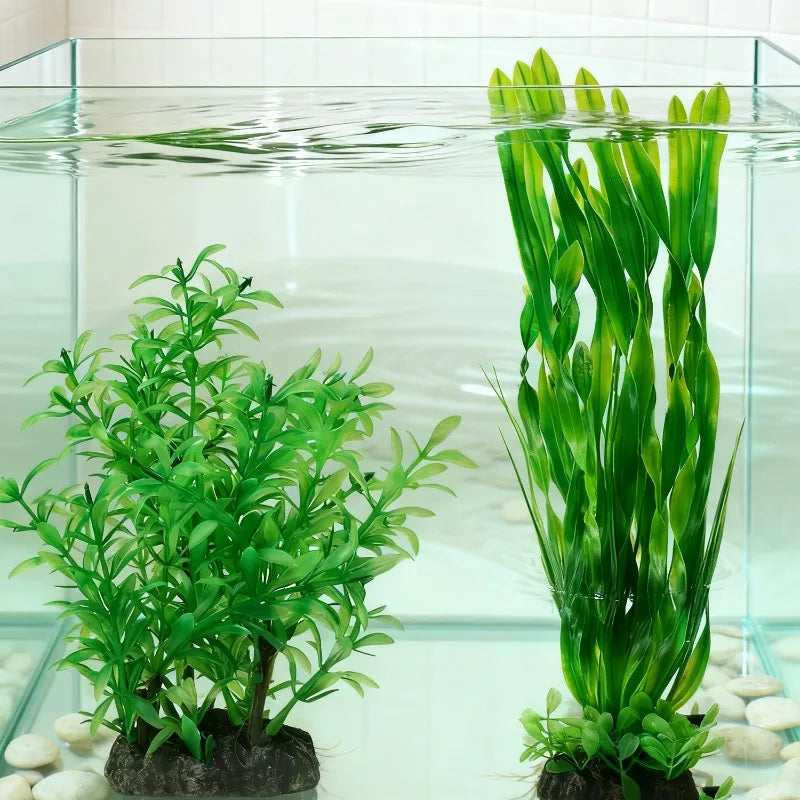 Artificial Green Long Willow Kelp for Aquarium Decoration