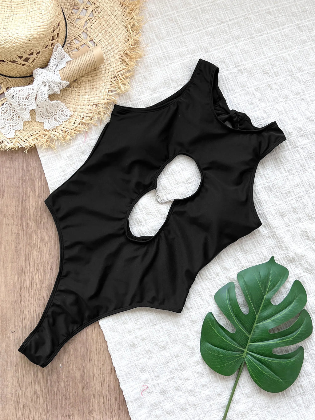 Stylish Backless Women Monokini Swimsuit by Telaura