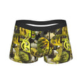 Humor Boxer Shorts for Men Cartoon Breathable Polyester M-XXL