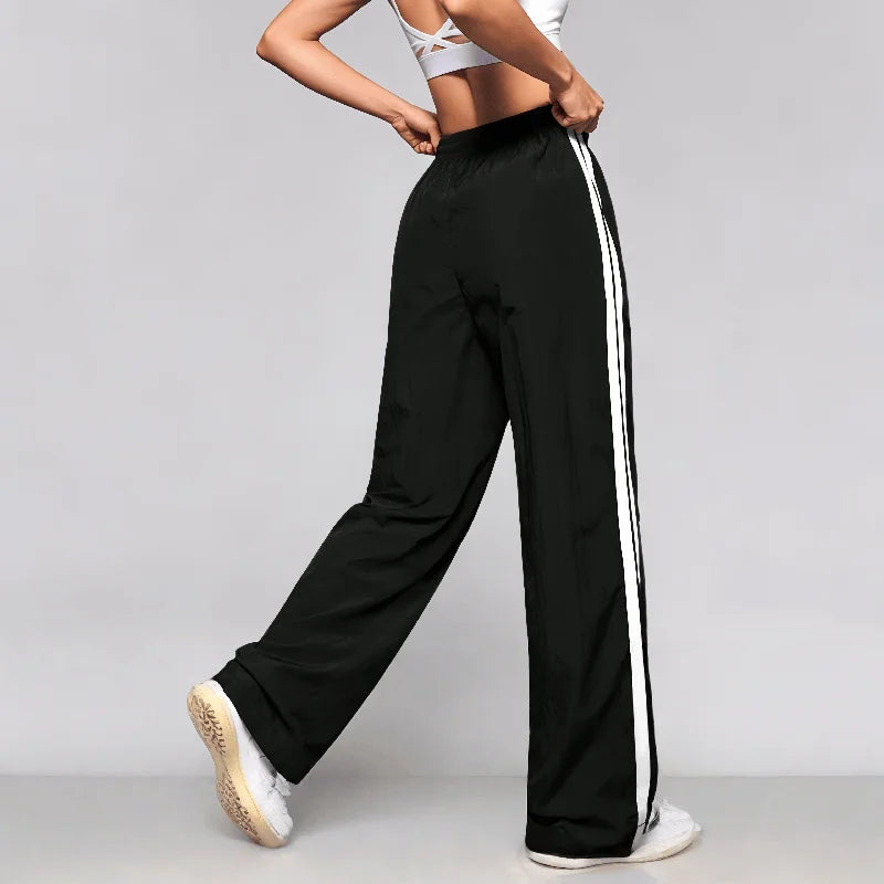 Elegant High Waist Wide Leg Pants for Women in Polyethersulfone