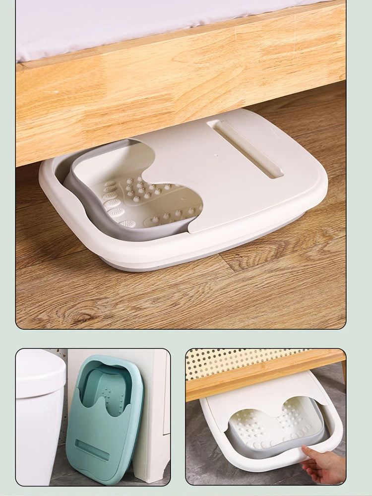 Foldable Massage Footbath Bucket for Relaxation and Care