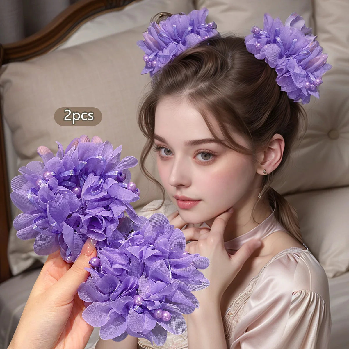 Pink Acrylic Headband Hair Accessories for Little Girls