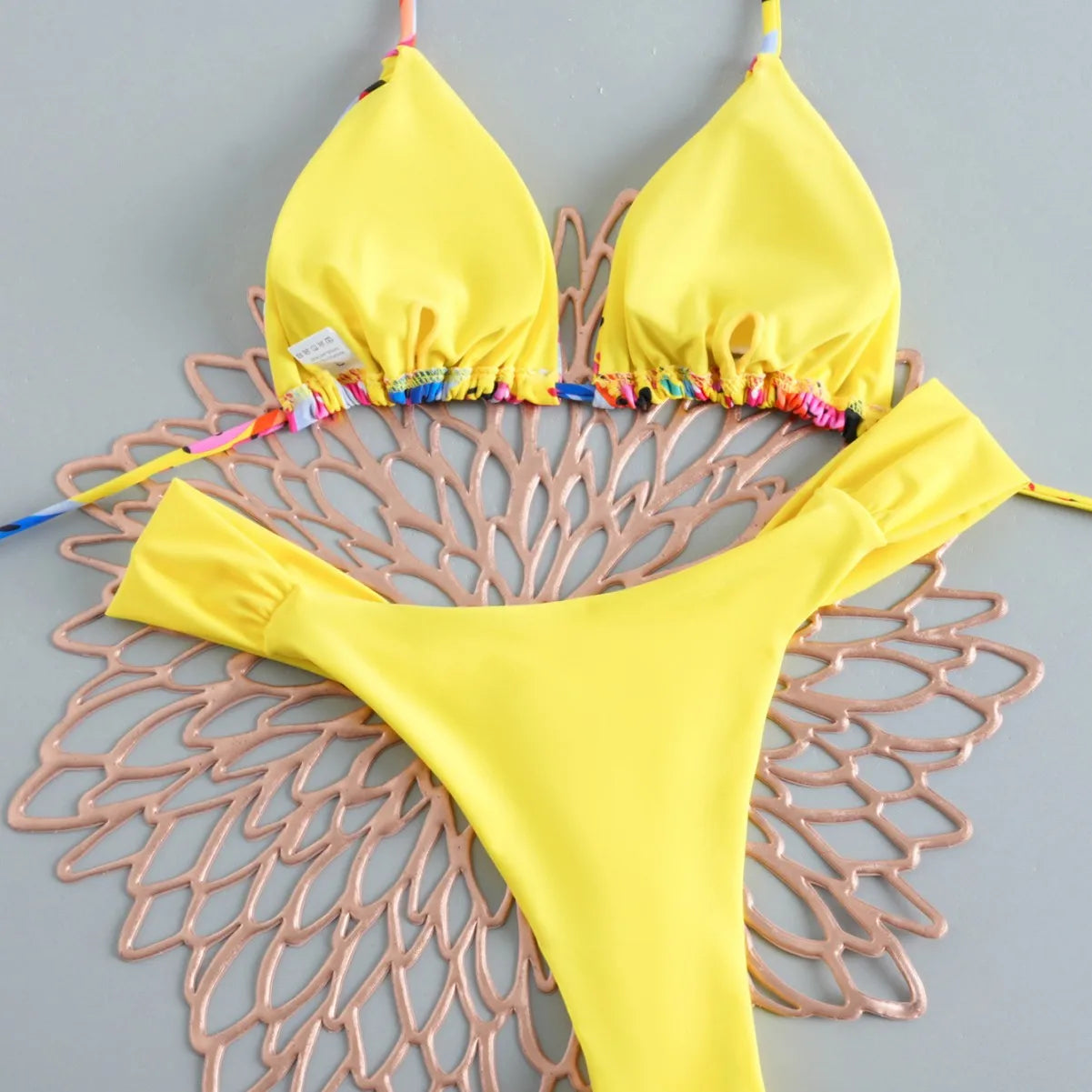 2026 Polyester Sexy Brazilian Bikini Set for Women