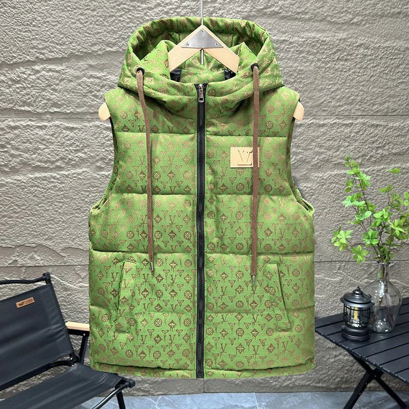 Men's autumn and winter trendy vest warm jacket foreign fashion