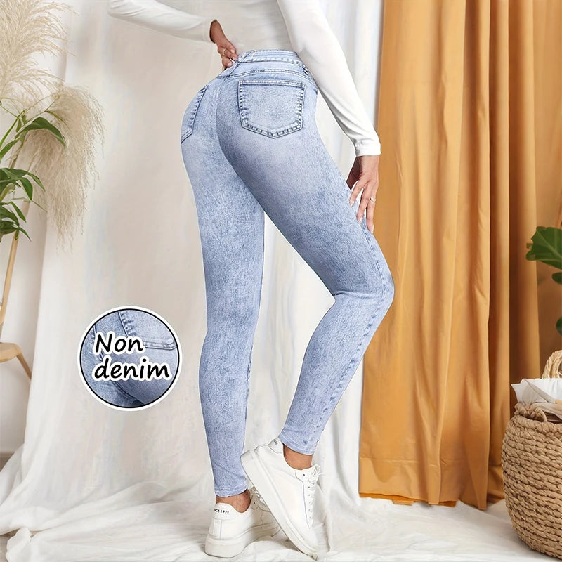 Women's High Waist Yoga Pants with Hip Lifting Design