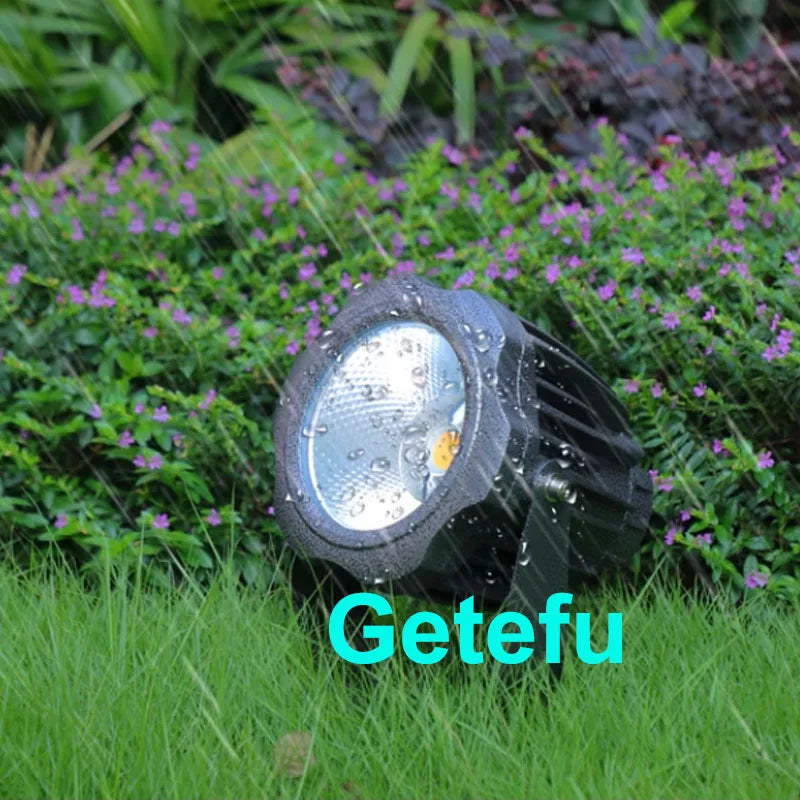 Getefu Outdoor LED Lawn Light Waterproof Aluminum Spot Lamp