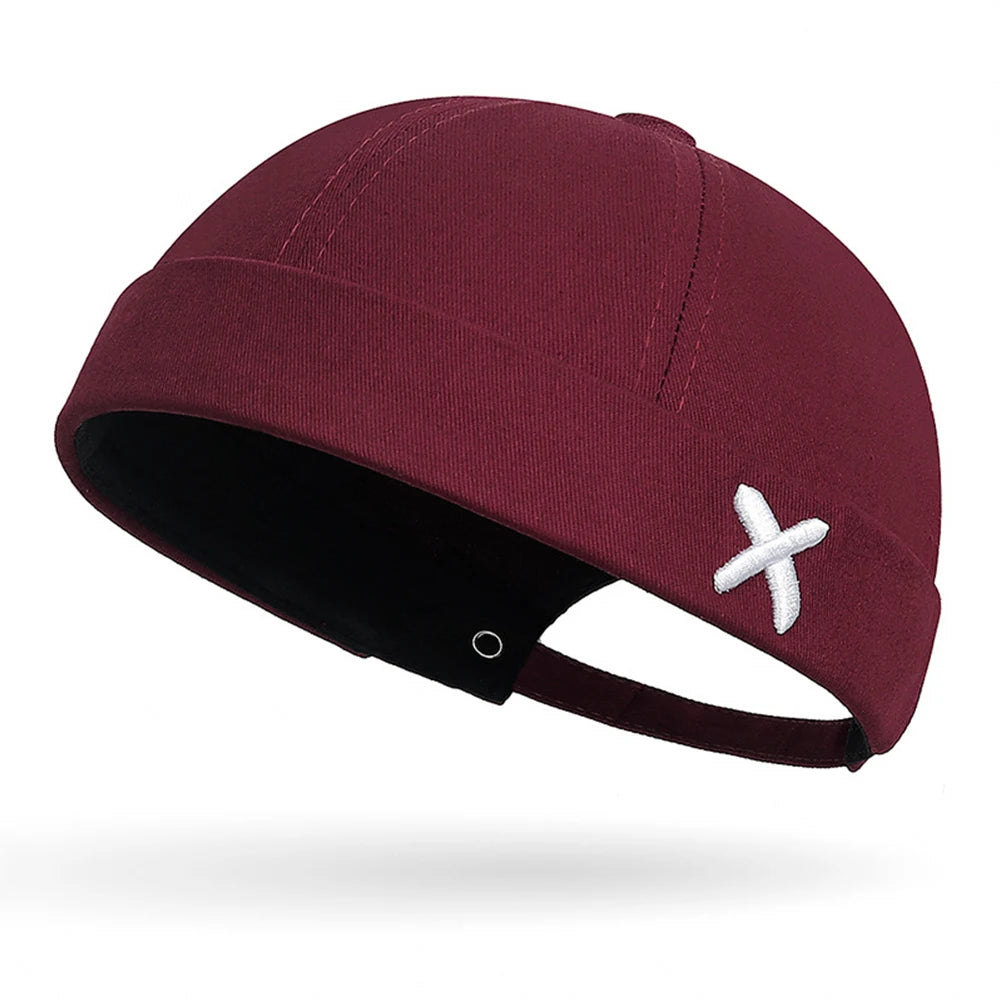 Vintage Brimless Hip Hop Beanie Hat for Men and Women