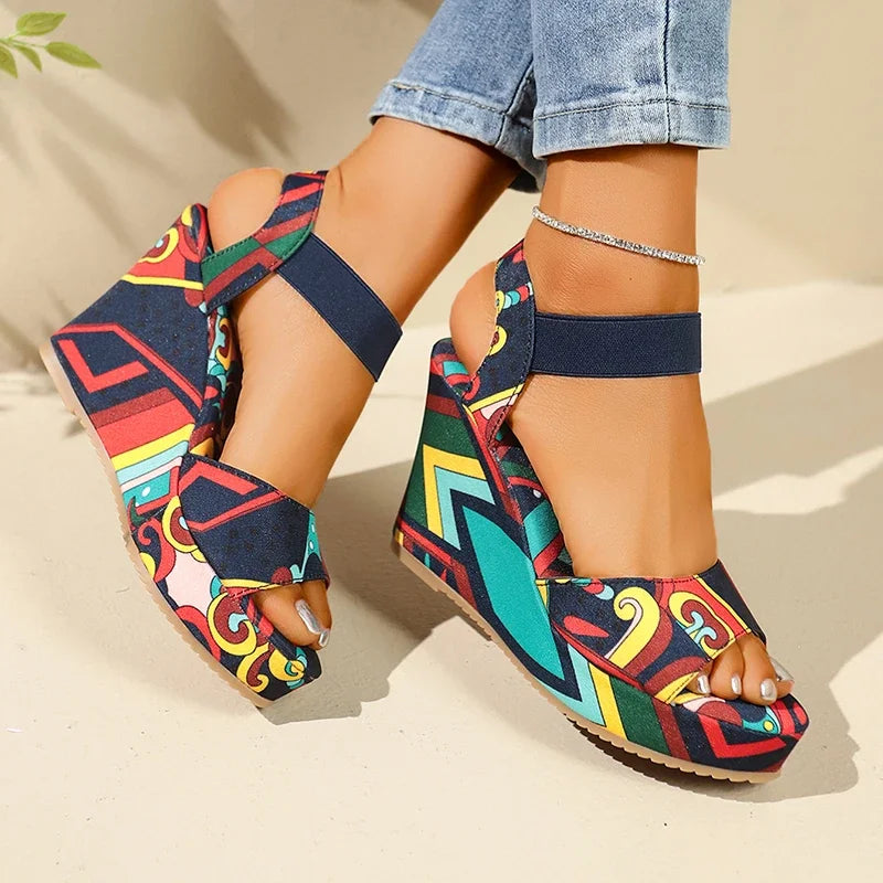 2025 Women Wedge Sandals Comfortable Casual Outdoor Footwear