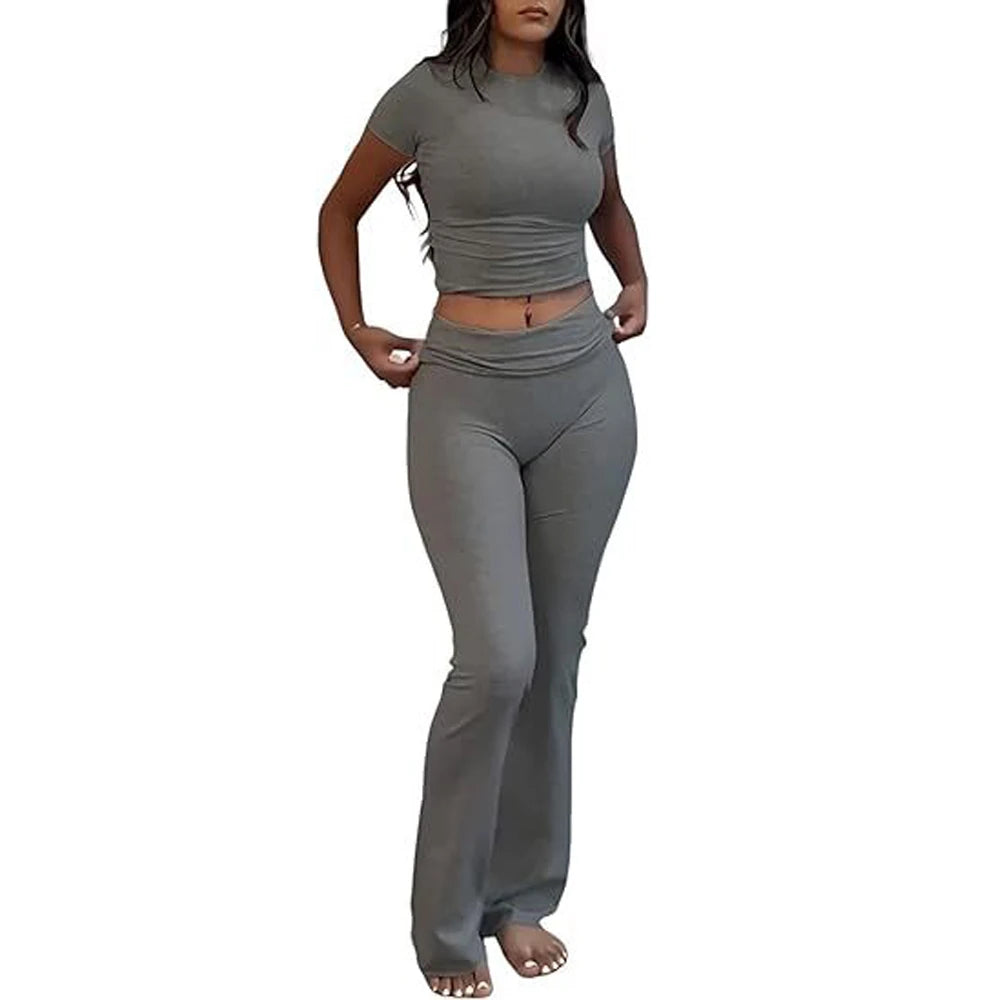 High Stretch Cotton Lounge Wear Set for Women