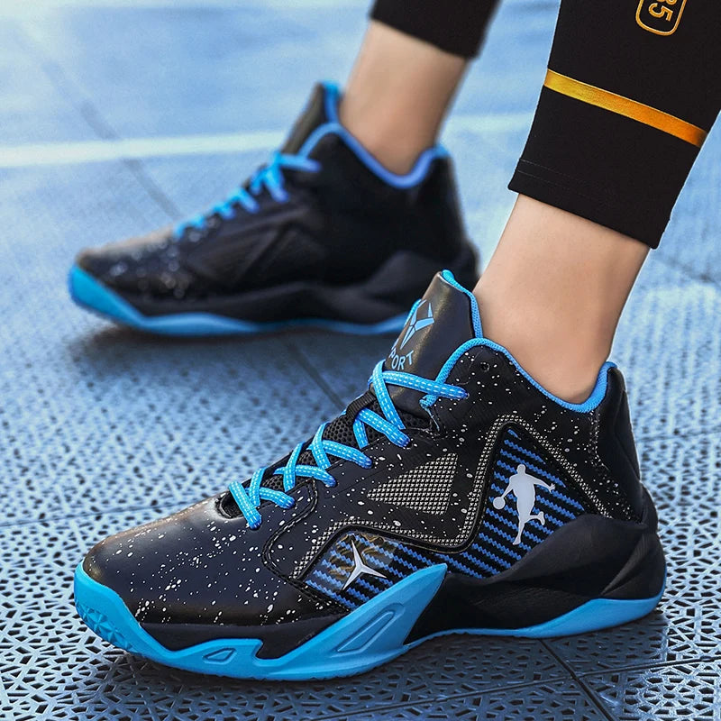 YUYIN Boys Basketball Sneakers Comfortable Running Shoes