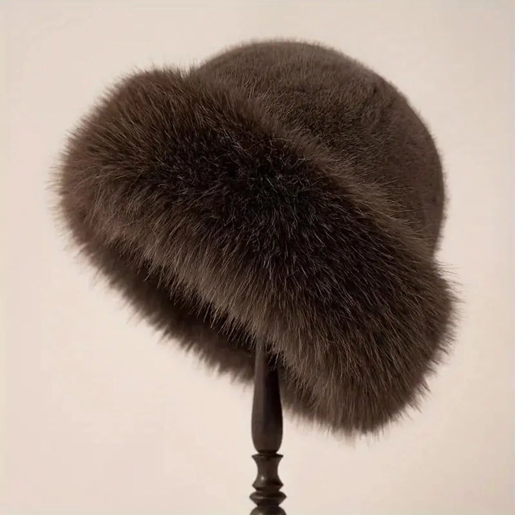 Korean Style Furry Bomber Hats for Women, Warm and Cozy