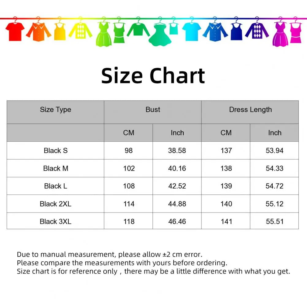 Chic Summer Women Maxi Dress O Neck Side Slit Casual Style