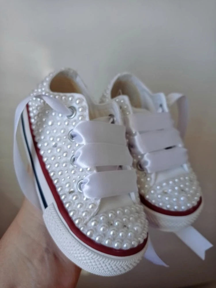 Rainbow Canvas Sneakers for Girls Birthday Party