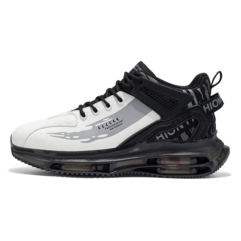 Men's Breathable Leather Sports Shoes for Outdoor Activities