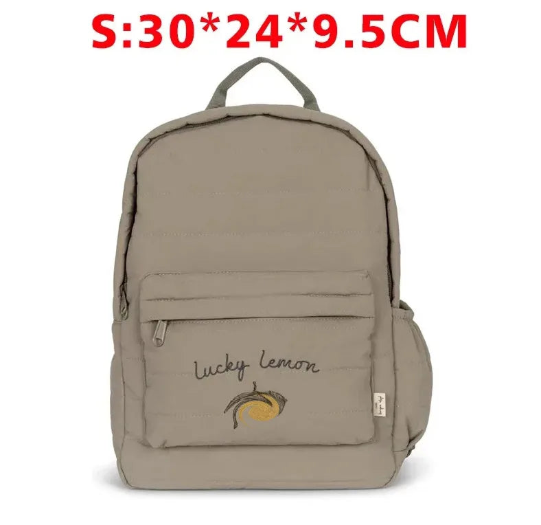 Cute Cartoon Cotton Kids Backpack for Ages 4-6