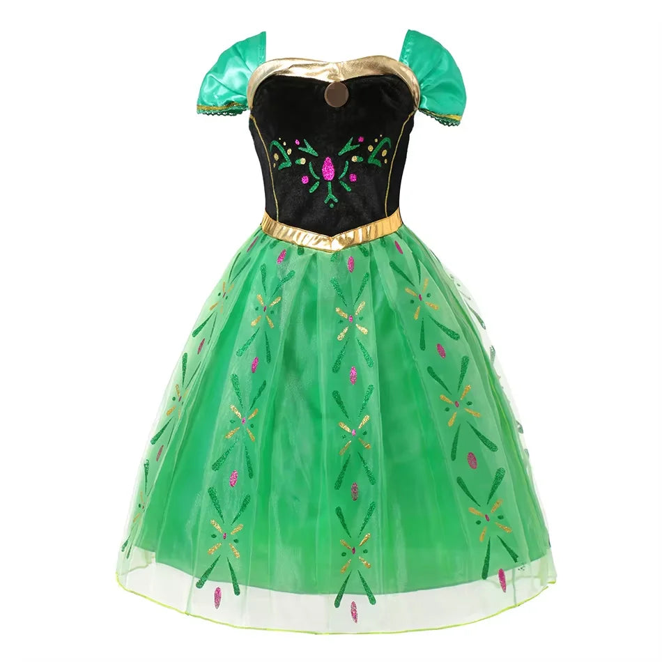 Girls Rapunzel Princess Costume for Kids Birthday Parties