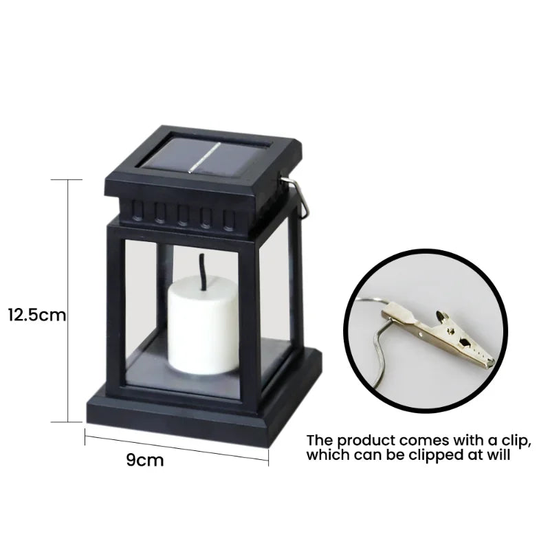 Modern Solar LED Lantern for Garden and Courtyard Decor
