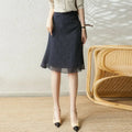 Chic A-Line Knee-Length Skirt for Women in Summer Style