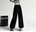 Women's High-Waist Wide-Leg Pants in Double-Sided Fleece