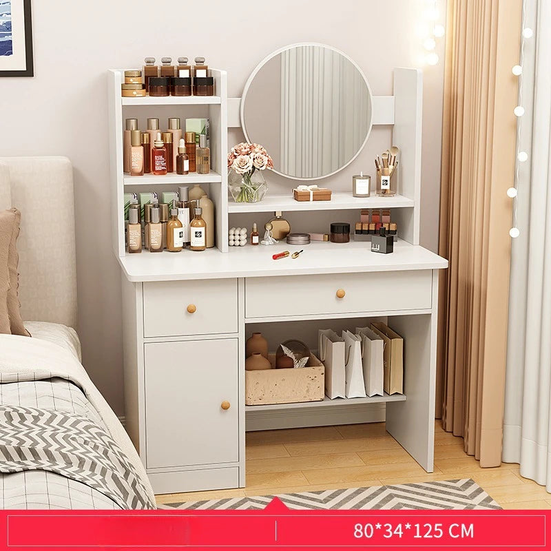 Modern Minimalist Dresser with Mirror for Small Spaces