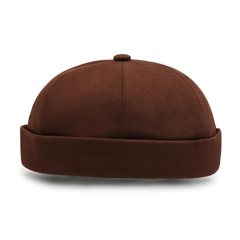 Vintage Brimless Hip Hop Beanie Hat for Men and Women