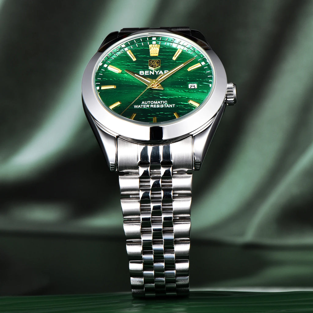 Luxury Mechanical Wristwatch for Men in Stainless Steel