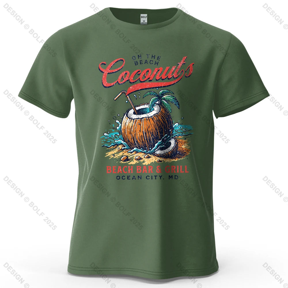 Men's Vintage Printed Graphic T-Shirt for Casual Summer Wear