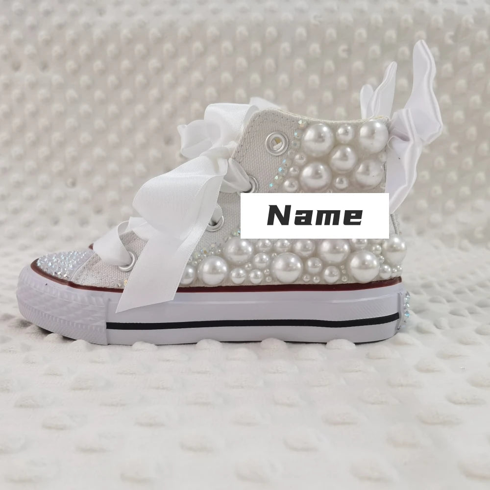 Rainbow Canvas Sneakers for Girls Birthday Party