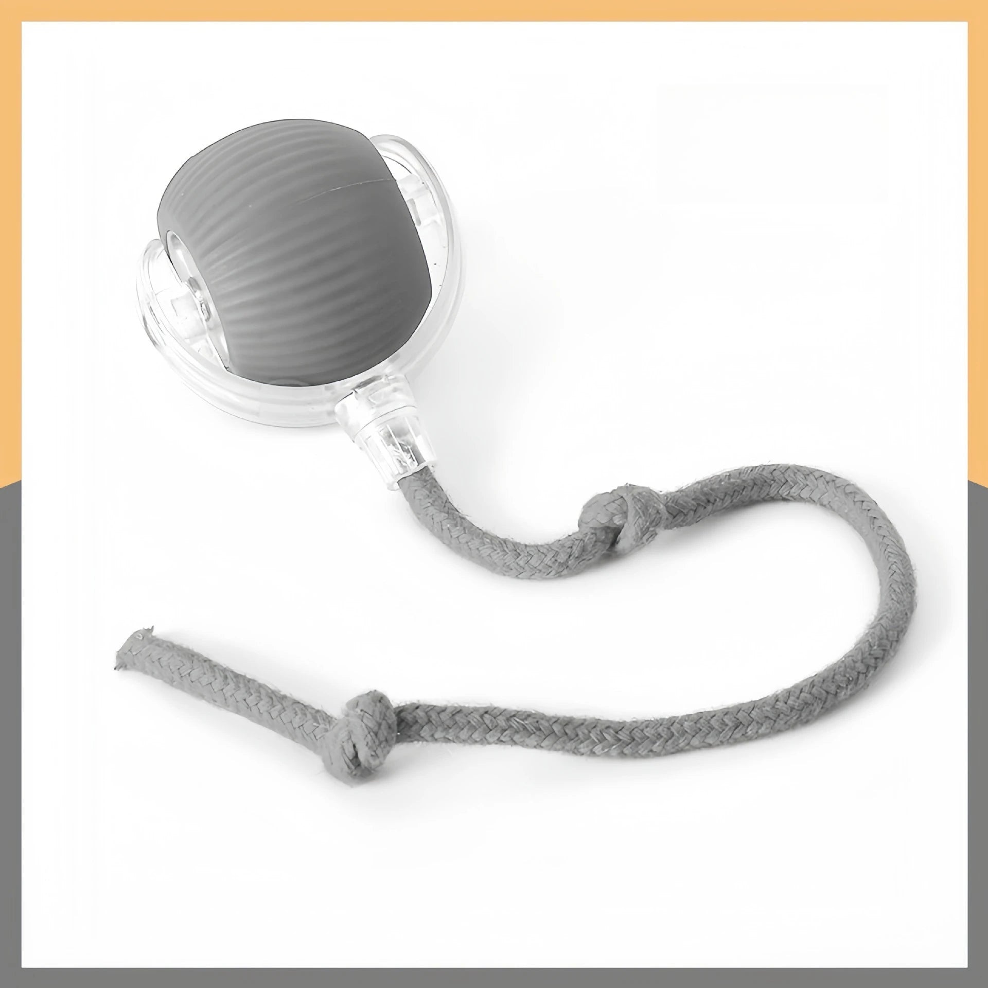 Durable Rubber Teaser Ball for Dogs and Cats Self-Entertainment