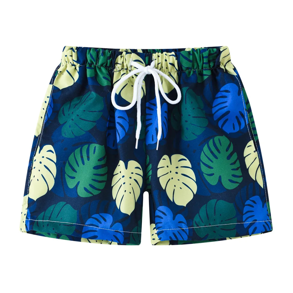 2026 Summer Boys Cartoon Swimming Trunks Beach Shorts