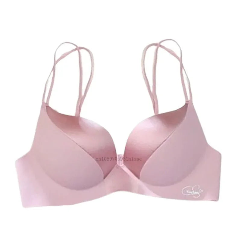 Comfortable Seamless Push Up Bra Set for Women 2024