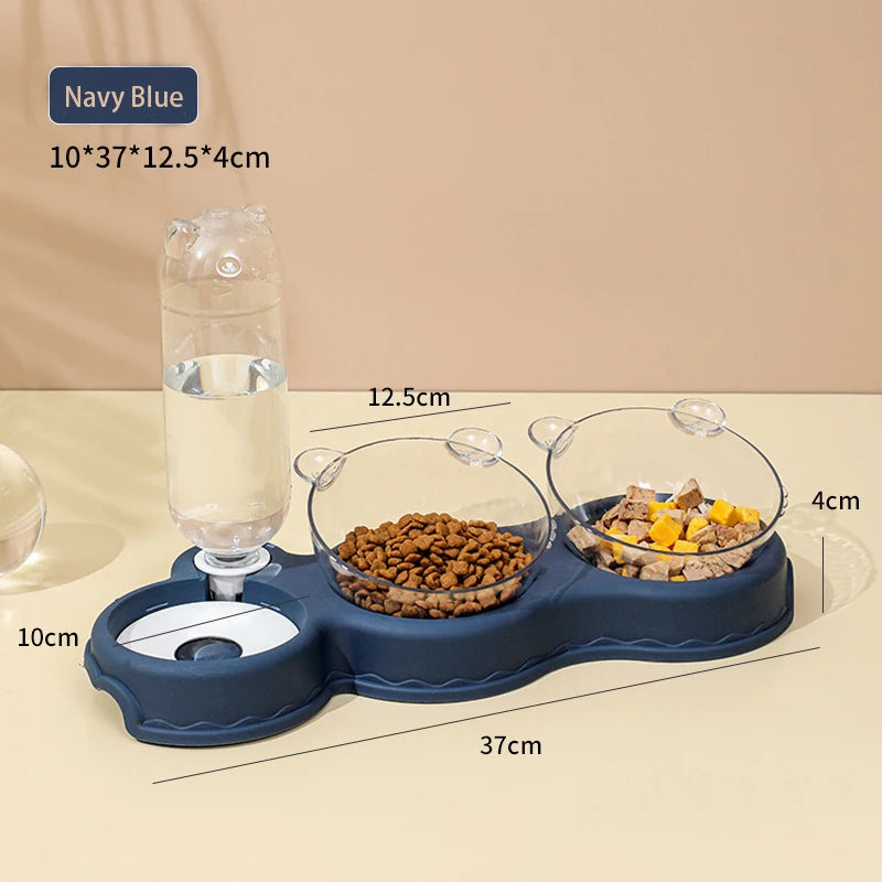 Automatic Pet Feeder and Water Dispenser for Cats